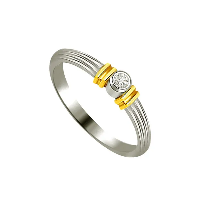 Solitaire Real Diamond Gold Ring (SDR596)