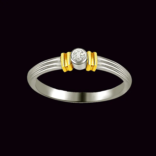 Solitaire Real Diamond Gold Ring (SDR596)