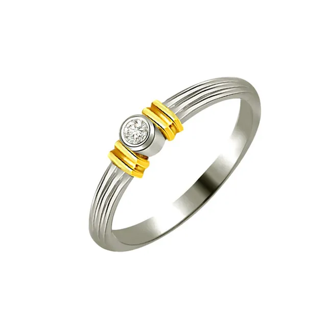 Solitaire Real Diamond Gold Ring (SDR596)