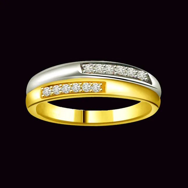 Classic Real Diamond Gold Ring (SDR598)