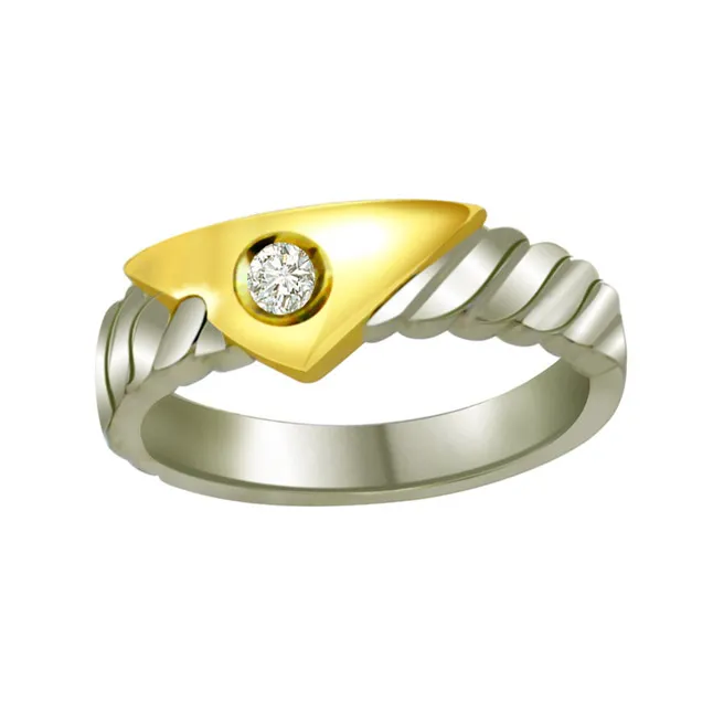 Solitaire Real Diamond Gold Ring (SDR599)