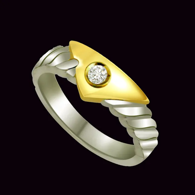 Solitaire Real Diamond Gold Ring (SDR599)