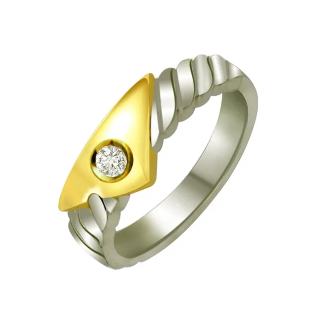 Solitaire Real Diamond Gold Ring (SDR599)