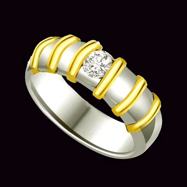 Solitaire Real Diamond Gold Ring (SDR603)