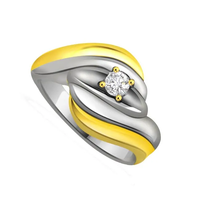 Solitaire Real Diamond Gold Ring (SDR608)