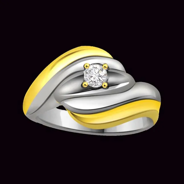 Solitaire Real Diamond Gold Ring (SDR608)