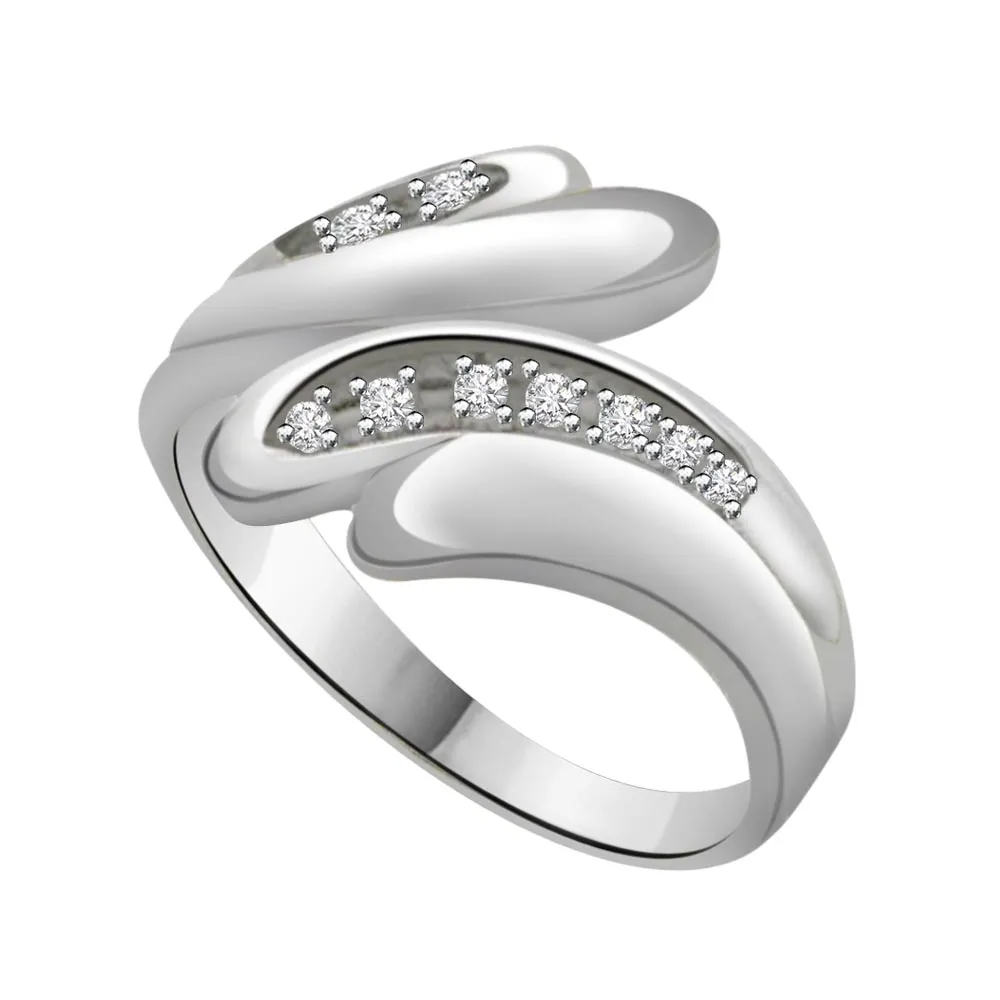 Classic Diamond Gold rings SDR609 -Designer