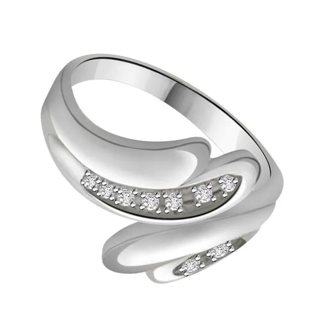 Classic Real Diamond Gold Ring (SDR609)