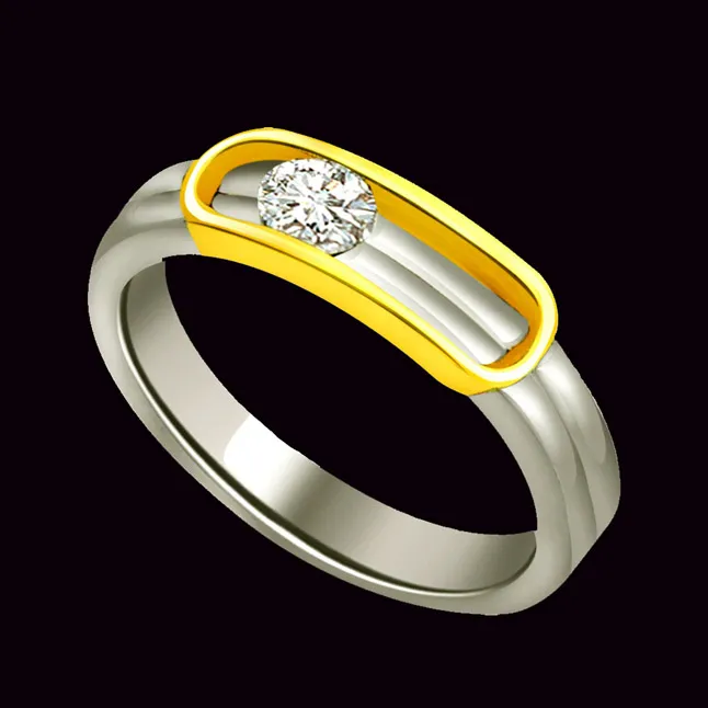 Solitaire Real Diamond Gold Ring (SDR612)