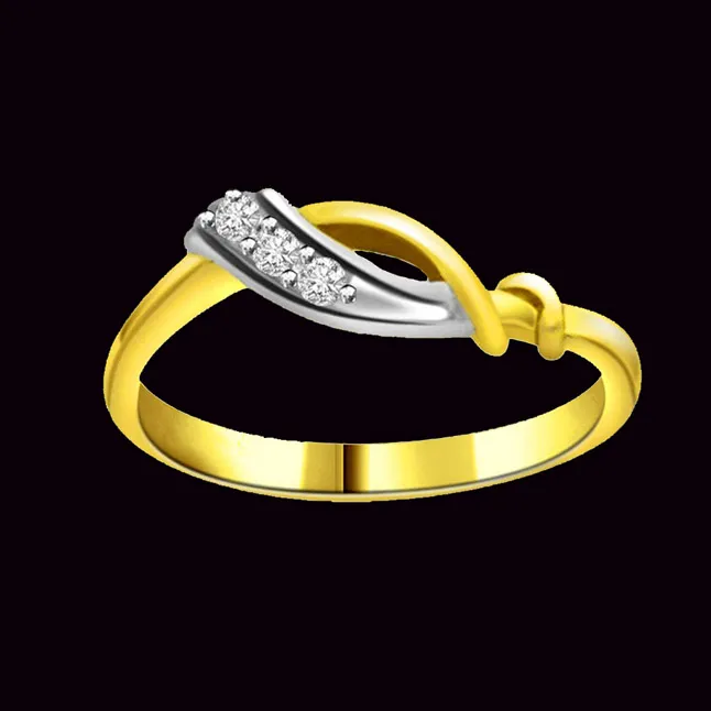 Classic Real Diamond Gold Ring (SDR616)