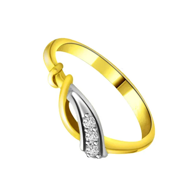 Classic Diamond Gold rings SDR616 -3 Diamond rings