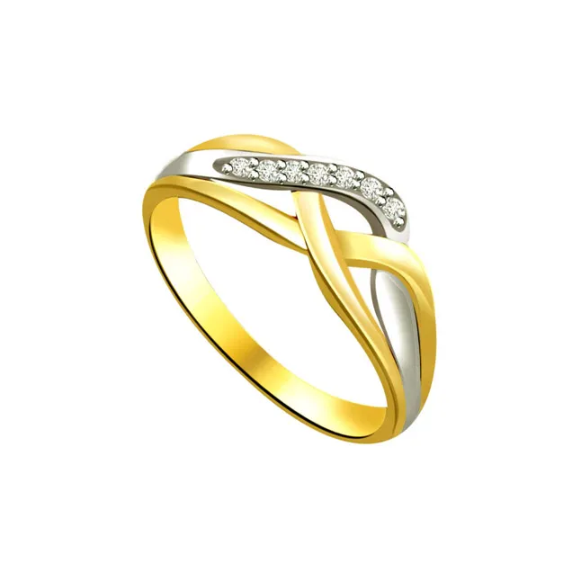 Classic Real Diamond Gold Ring (SDR622)