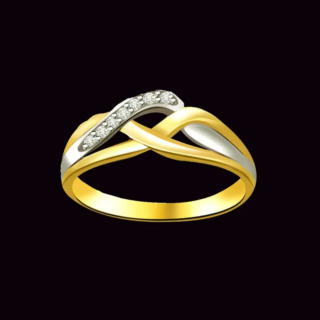 Classic Real Diamond Gold Ring (SDR622)