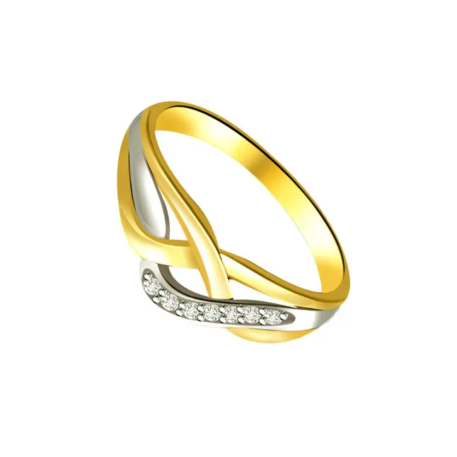 Classic Real Diamond Gold Ring (SDR622)