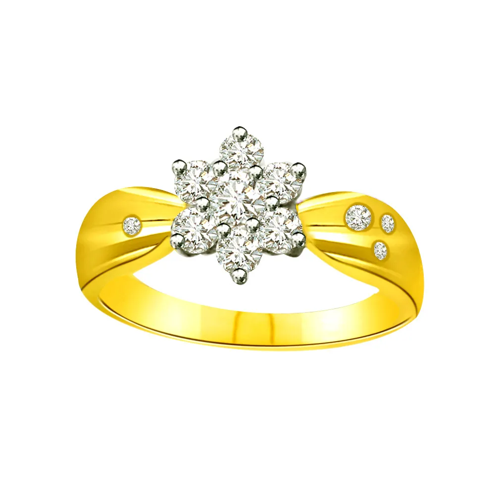 Flower Shape Diamond rings SDR631