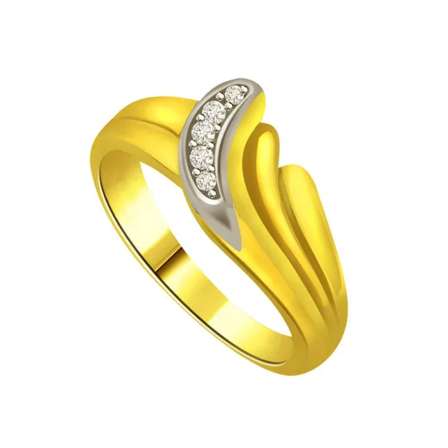 Classic Real Diamond 18kt Gold Ring (SDR648)