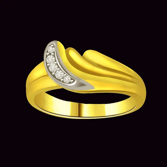 Classic Diamond 18kt Gold rings SDR648 -White Yellow Gold rings