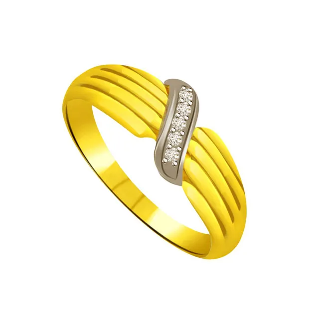 Classic Real Diamond 18kt Gold Ring (SDR650)