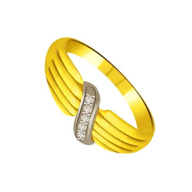 Classic Real Diamond 18kt Gold Ring (SDR650)