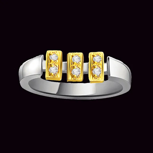 Classic Real Diamond Gold Ring (SDR676)