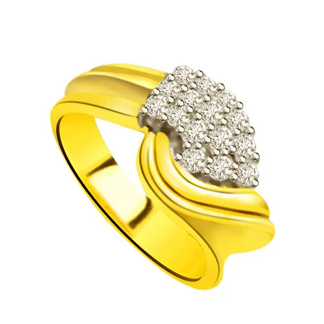 Classic Real Diamond 18kt Gold Ring (SDR680)