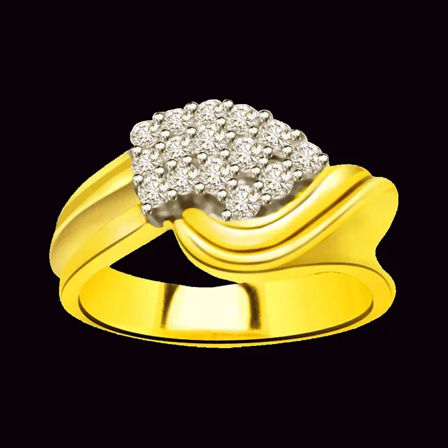 Classic Real Diamond 18kt Gold Ring (SDR680)