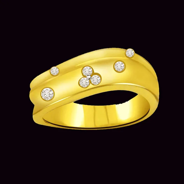 Classic Real Diamond 18kt Gold Ring (SDR694)