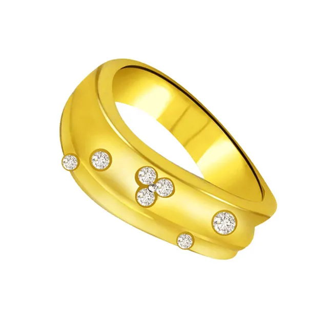 Classic Real Diamond 18kt Gold Ring (SDR694)