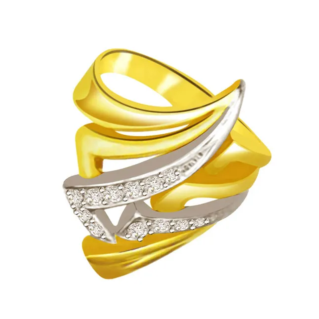 Classic Real Diamond 18kt Gold Ring (SDR698)