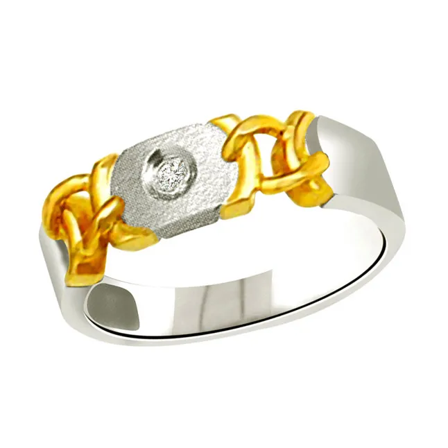 Solitaire Real Diamond Gold Ring (SDR707)