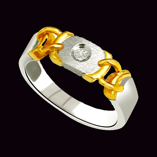 Solitaire Real Diamond Gold Ring (SDR707)