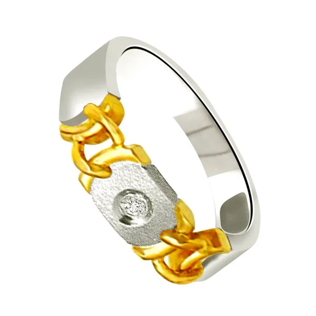 Solitaire Real Diamond Gold Ring (SDR707)