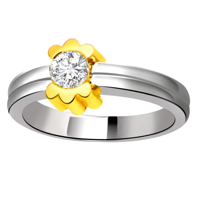 Solitaire Real Diamond Gold Ring (SDR708)
