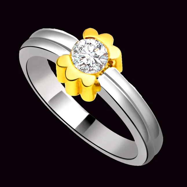 Solitaire Real Diamond Gold Ring (SDR708)