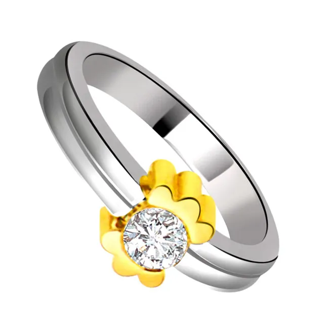 Solitaire Real Diamond Gold Ring (SDR708)