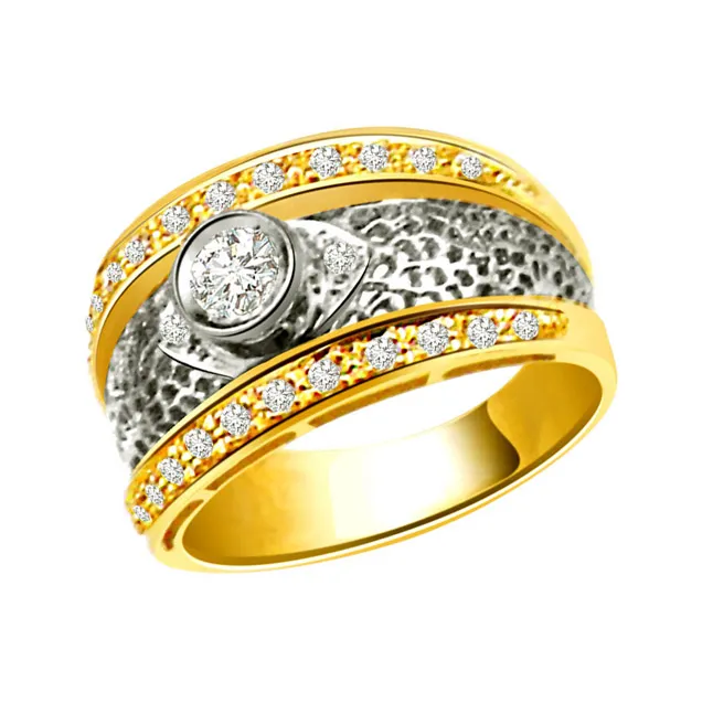 Classic Real Diamond Gold Ring (SDR711)