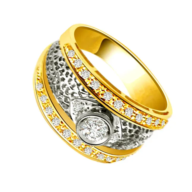 Classic Real Diamond Gold Ring (SDR711)