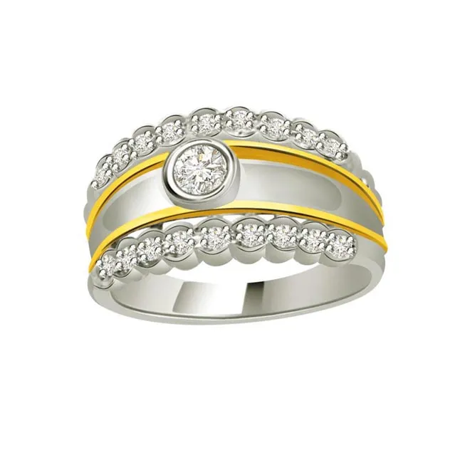 Classic Real Diamond Gold Ring (SDR715)