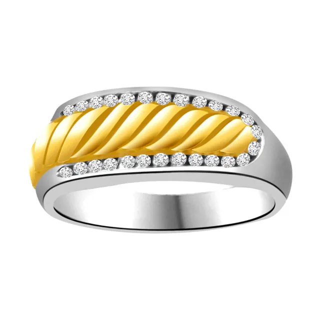 Classic Real Diamond Gold Ring (SDR717)