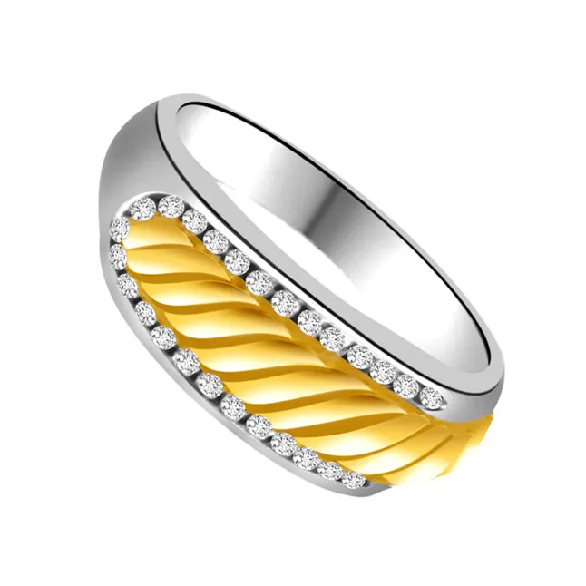 Classic Real Diamond Gold Ring (SDR717)