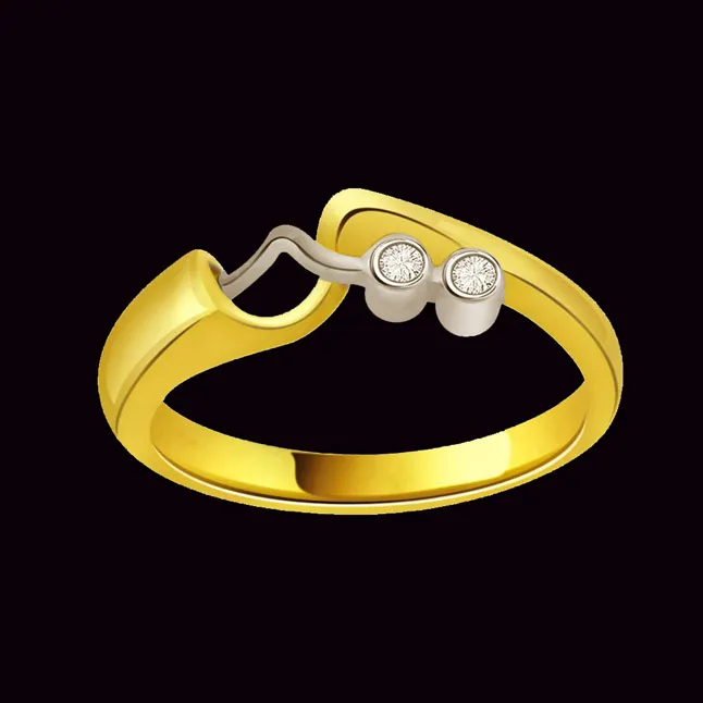 Classic Real Diamond Gold Ring (SDR723)