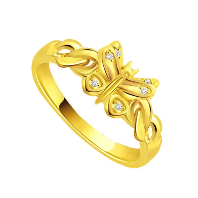 Butterfly Real Diamond Ring (SDR725)