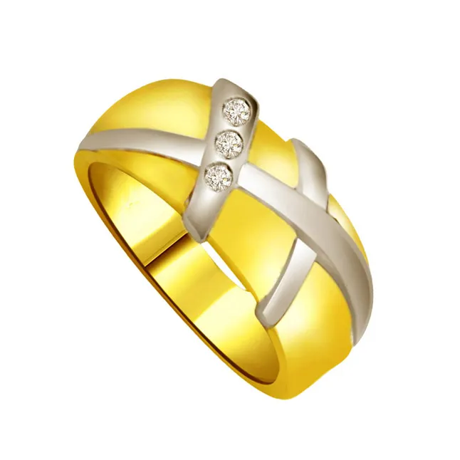 Classic Diamond Gold rings SDR726 -3 Diamond rings