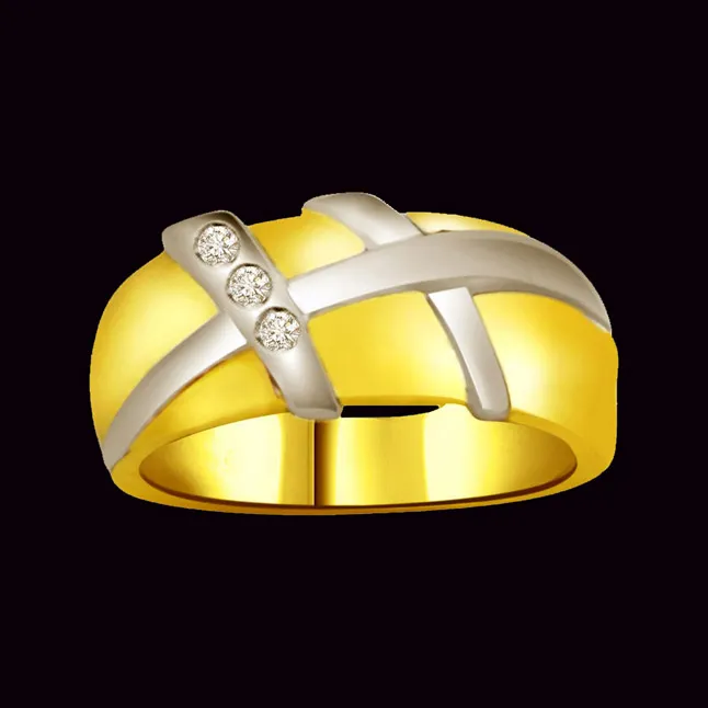 Classic Real Diamond Gold Ring (SDR726)