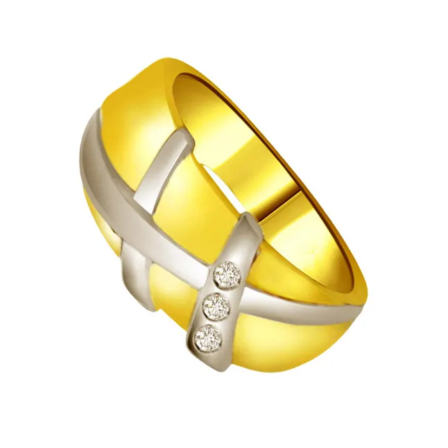 Classic Diamond Gold rings SDR726 -3 Diamond rings