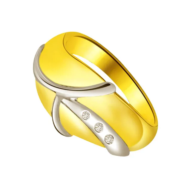 Classic Real Diamond Gold Ring (SDR728)