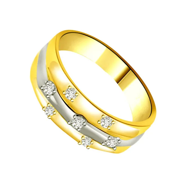 Trendy Real Diamond Gold Ring (SDR731)