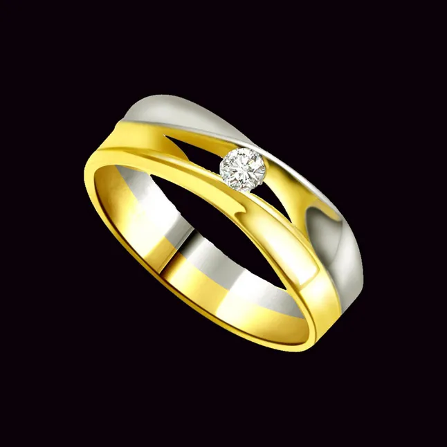 Solitaire Real Diamond Gold Ring (SDR732)