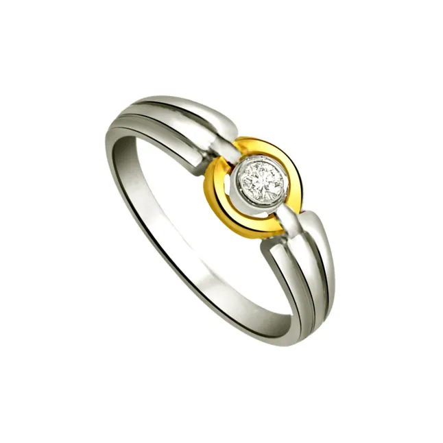 Solitaire Real Diamond Gold Ring (SDR738)