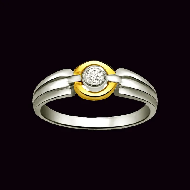 Solitaire Real Diamond Gold Ring (SDR738)